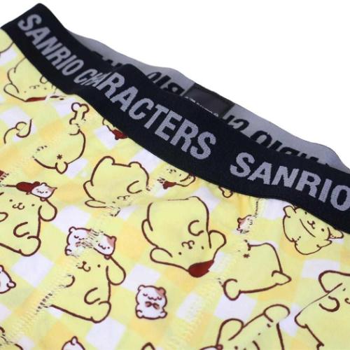ポムポムプリン キャラクター 男性用下着 ボクサーブリーフ チェック サンリオ 爆買 関連画像2