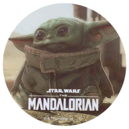 スターウォーズ キャラクター ダイカットシール キャラクターステッカー グローグー サークル STAR WARS グッズ