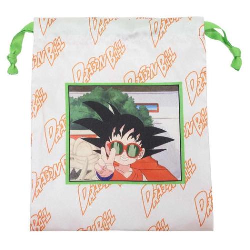 Yahoo! Yahoo!ショッピング(ヤフー ショッピング)ドラゴンボール アニメキャラクター 巾着袋 リボン巾着 きんちゃくポーチ 孫悟空 ピースサイン