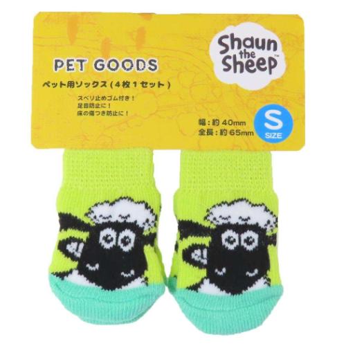 ひつじのショーン ペットソックス 4枚セット 犬用靴下 キャラクター ショーン