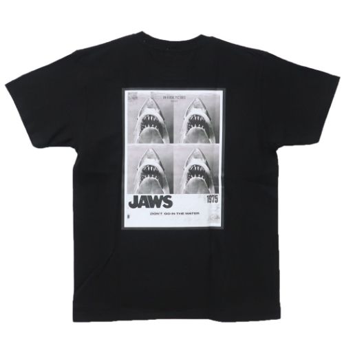 ジョーズ T-SHIRTS Tシャツ モノクロ Lサイズ XLサイズ JAWS 映画キャラクター｜cinemacollection