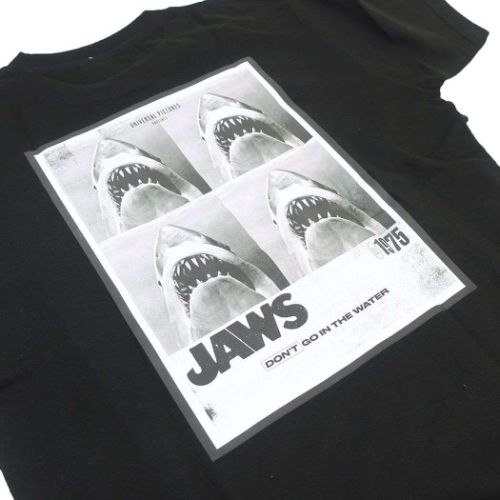 ジョーズ T-SHIRTS Tシャツ モノクロ Lサイズ XLサイズ JAWS 映画キャラクター｜cinemacollection｜03