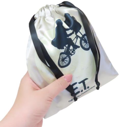 巾着袋 E.T. リボン巾着 イラスト 小物入れ 映画キャラクター