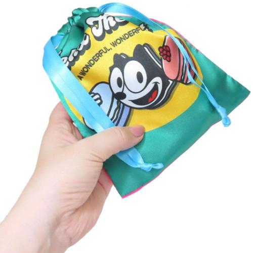 巾着袋 フィリックス リボン巾着 食べ物 小物入れ キャラクター