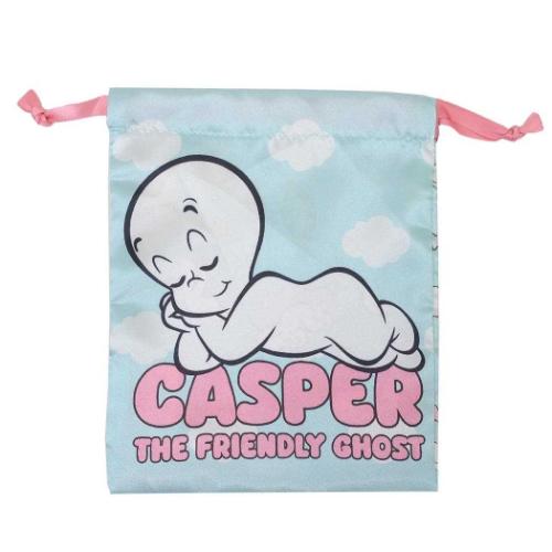 巾着袋 リボン巾着 Casper キャスパー スリーピング スモールプラネット