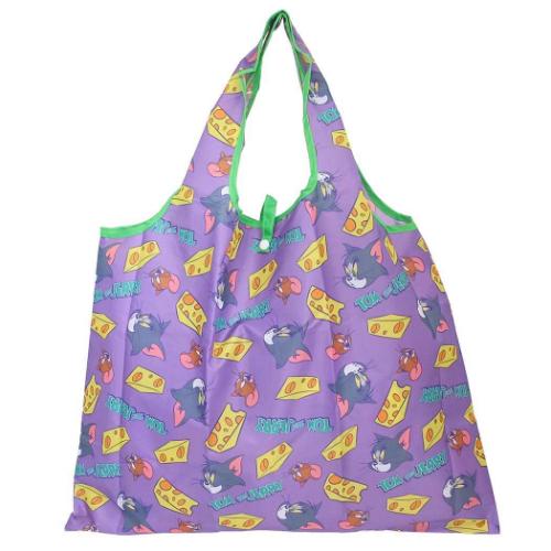 Yahoo! Yahoo!ショッピング(ヤフー ショッピング)トムとジェリー 折りたたみ ショッピングバッグ ワーナーブラザース エコバッグ キャラクター チーズ