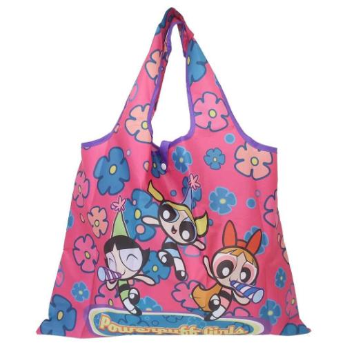パワーパフガールズ エコバッグ 折りたたみ ショッピングバッグ