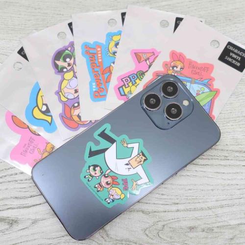 キャラクターステッカー ダイカットシール パワーパフガールズ テニス BL スモールプラネット