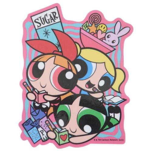 パワーパフガールズ グッズ ダイカットシール キャラクター