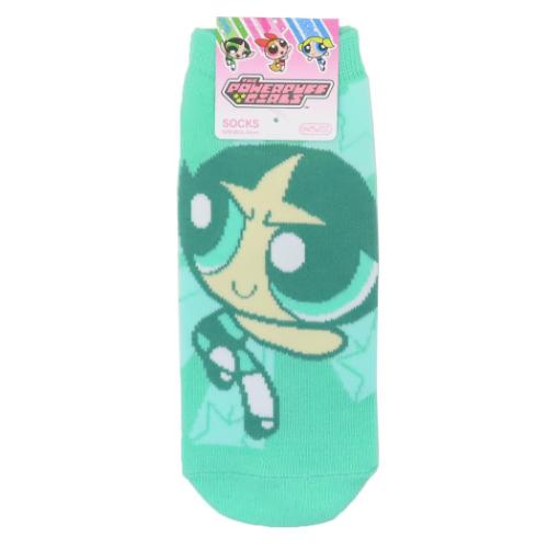 レディースソックス 女性用靴下 パワーパフガールズ バターカップ スターGR スモールプラネット キャラックス 大人向け