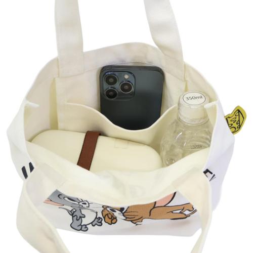 トムとジェリー キャラクター ランチバッグ カラーマチ付バッグ ジェリー＆タフィー