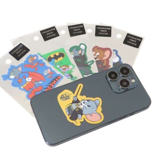 トム＆ジェリー キャラクターステッカー ワーナーブラザース ダイカットシール キャラクター バットマン スモールプラネット