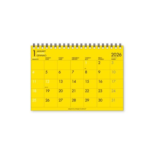 30%OFF】2026Calendar 卓上カレンダー2026年 B6卓上 カラー