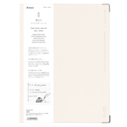 Fleek binder notes A5 8 kleid NCh [Y[toC_[ V{J_[ White v[g o^C