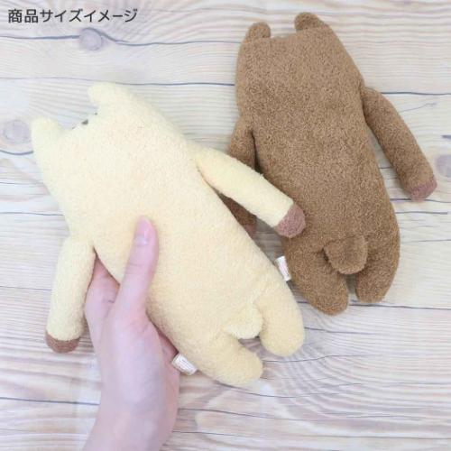 プラッシュドール ぬいぐるみ Mサイズ フモフモさん いのの 茶 シナダグローバル