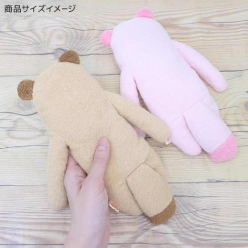 プラッシュドール ぬいぐるみ Mサイズ フモフモさん ぽぽた ピンク シナダグローバル