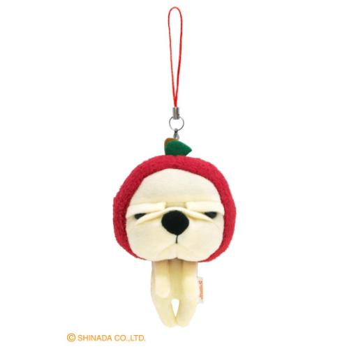なぎお ストラップ マスコットキーホルダー キャラクター りんご シナダグローバル
