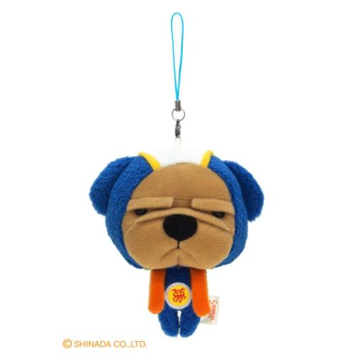 なぎお ストラップ マスコットキーホルダー スーパーなぎおマン ドリームブルー キャラクター グッズ