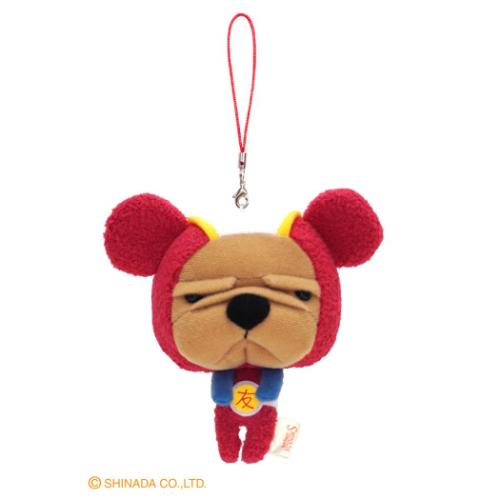 なぎお グッズ マスコットキーホルダー キャラクター ストラップ スーパーなぎおマン フレンドリーレッド