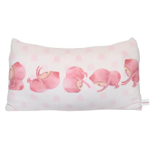 チェゴシム キャラクター クッション 背当てクッション ピンク