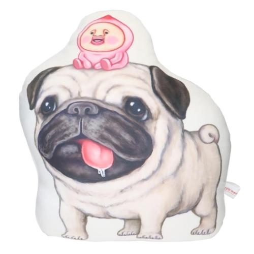 こびづかん ふわとろクッションM ダイカットクッション キャラクター