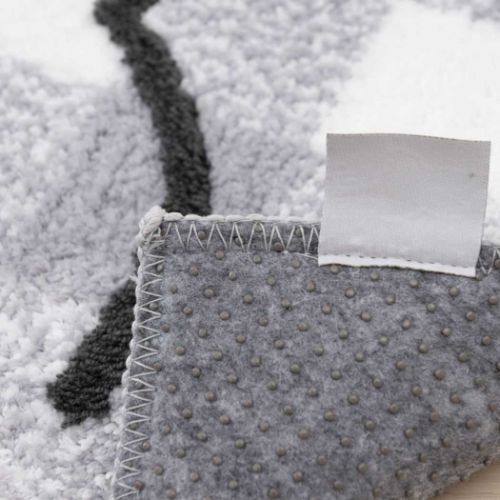 ミッフィー トイレマット トイレ用品 チェックライン グレ- ディック