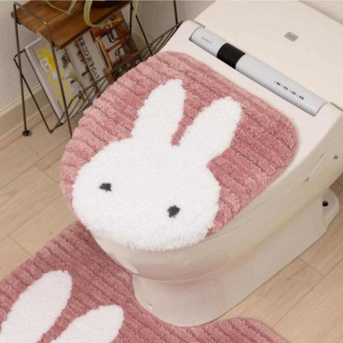 ミッフィー グッズ トイレ用品 絵本キャラクター 兼用フタカバー プリーマミッフィー ピンク ディックブルーナ