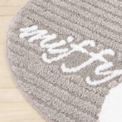 フロアマット アクセントマット ミッフィー プリーマミッフィー グレー センコー ディックブルーナ インテリア かわいい