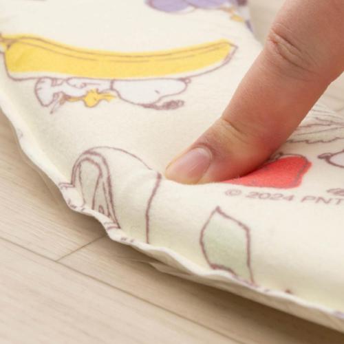スヌーピー 置くだけ便座シート トイレ用品 フレッシュフルーツ アイボリー ピーナッツ キャラクター