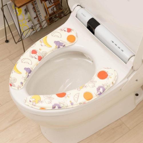 スヌーピー 置くだけ便座シート トイレ用品 フレッシュフルーツ アイボリー ピーナッツ キャラクター