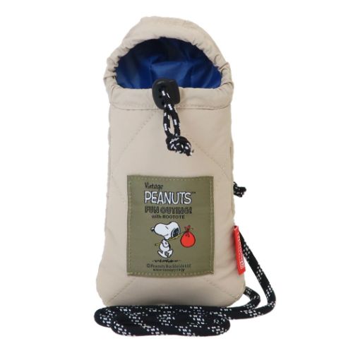 スマホポーチ IP．ベビールー．キルト．PNTS-8S スマホバッグ フード型 スヌーピー ピーナッツ ルートート