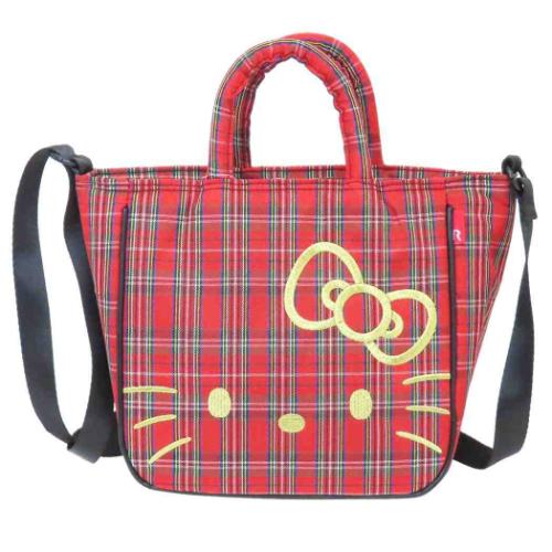 ハローキティ チェック柄ミニショルダーバッグ IP.ベビールー.チェック