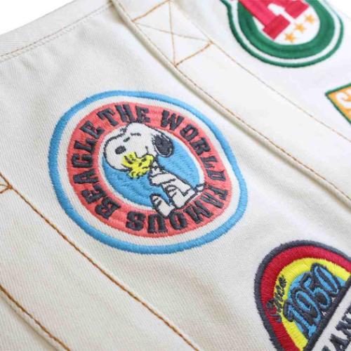 ショルダーバッグ IP.デリ.シシュウ.Peanuts-0Y ミニバッグ スヌーピー Ivory ルートート ピーナッツ ミニトート 2way キャラクター