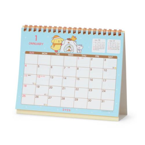 ポムポムプリン サンリオ キャラクター 2026Calendar PNリング