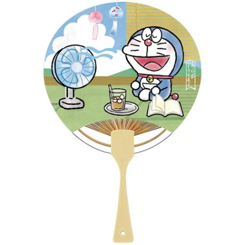 グリーティングカード シヨチユウJSP 83-5 アイムドラえもん サマー ドラえもん扇風機うちわ サンリオ 暑中お見舞い アニメキャラクター