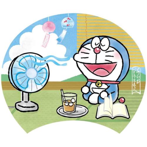 グリーティングカード シヨチユウJSP 83-5 アイムドラえもん サマー ドラえもん扇風機うちわ サンリオ 暑中お見舞い アニメキャラクター