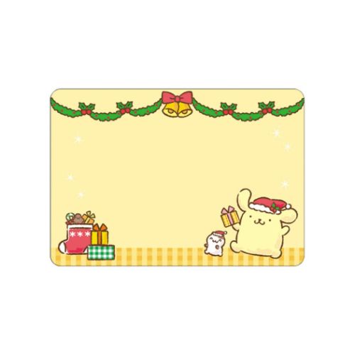 ポムポムプリン PNメロディ JXPM34-2 クリスマスカード 立体