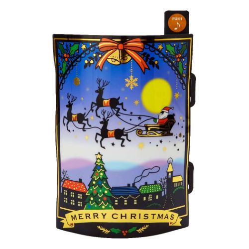 グリーティングカード CHRISTMAS メロディ JXPM8-3 クリスマスカード