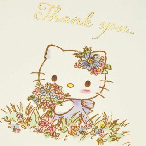 グリーティングカード サンキュTY297-5 サンリオキャラクターズ 感謝
