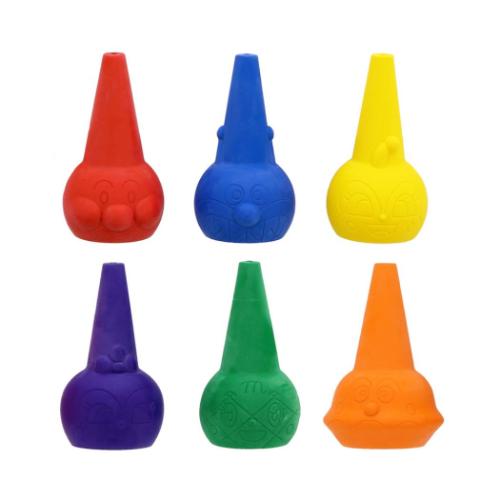 それいけ！アンパンマン アニメキャラクター クレヨン はじめてのくれよん6色 マイファーストステップ グッズ