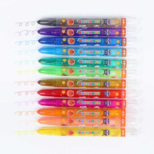 それいけ！アンパンマン くるくるくれよん クレヨン アニメキャラクター マイファーストステップ