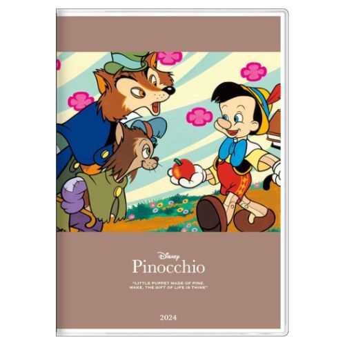 ピノキオ 2024年月間ダイアリー B6マンスリー手帳2024 ディズニー