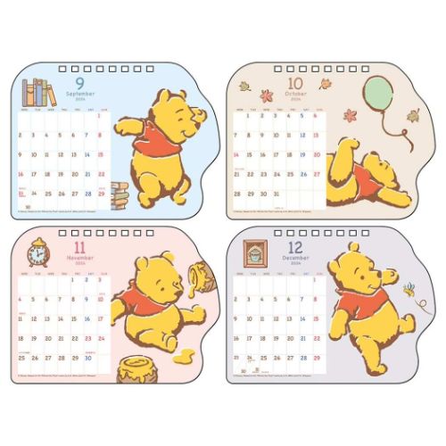 くまのプーさん 令和6年暦 2024Calendar ディズニー キャラクター 卓上