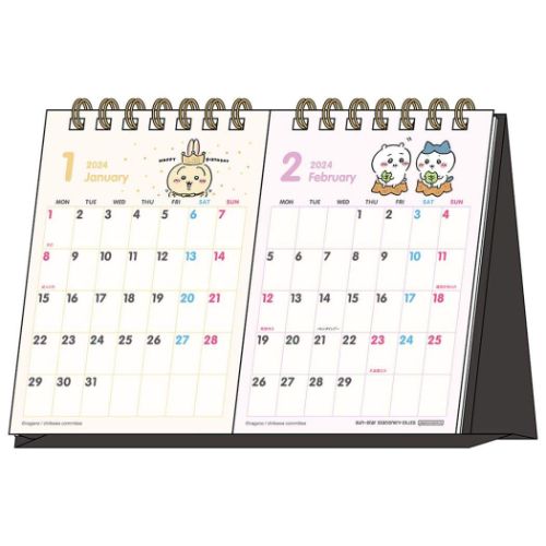 ちいかわ 令和6年暦 2024Calendar キャラクター 卓上カレンダー2024年 デスクカレンダー