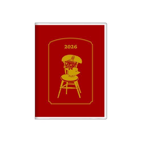 ムーミン 令和8年手帖 A6マンスリー手帳2026 北欧 キャラクター 2026年月間ダイアリー