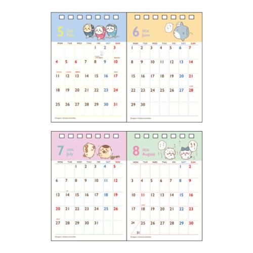 ちいかわ 卓上カレンダー2026年 デスクカレ...の詳細画像2