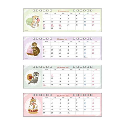 モフサンド mofusand キャラクター 2026Calendar 卓上カレンダー2026年 デスクカレンダー