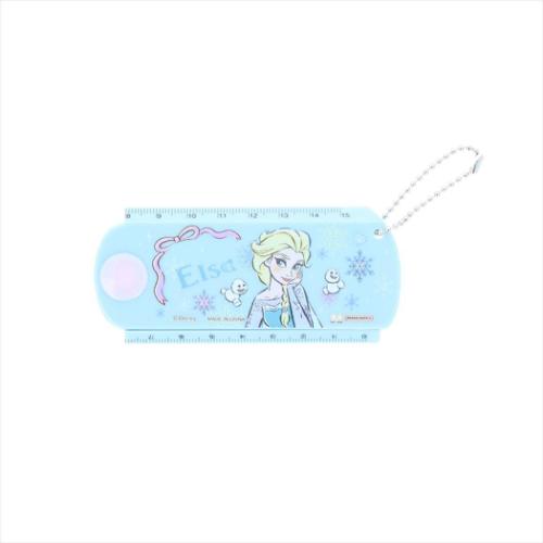 アナと雪の女王 ものさし 折りたたみ定規＆コーム ゆめはぴ エルサ ディズニー サンスター文具 新学期準備文具
