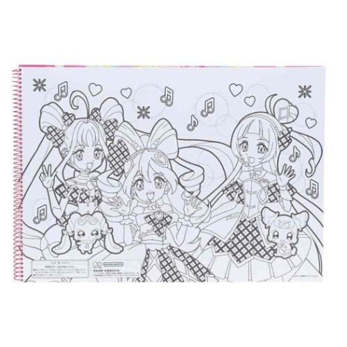 キミとアイドルプリキュア B4スケッチブック お絵描き帳 アニメキャラクター