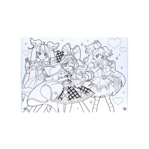 キミとアイドルプリキュア キラキラB5ぬりえ 塗り絵 アニメ